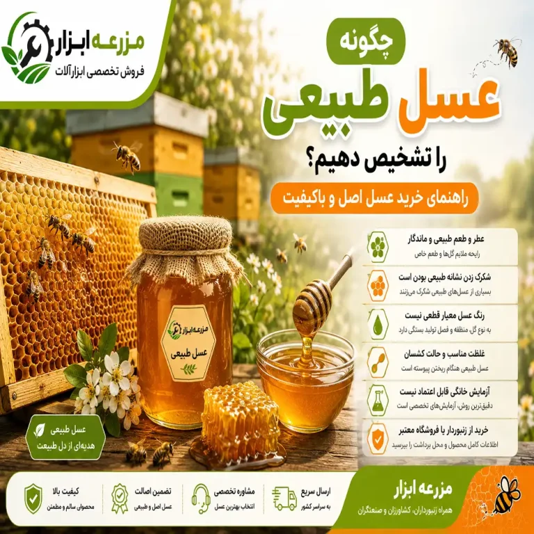 چگونه عسل طبیعی را تشخیص دهیم؟ راهنمای خرید عسل اصل
