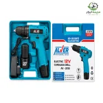 دریل پیچ‌گوشتی شارژی ۱۲ ولت آلور مدل AV-2010
