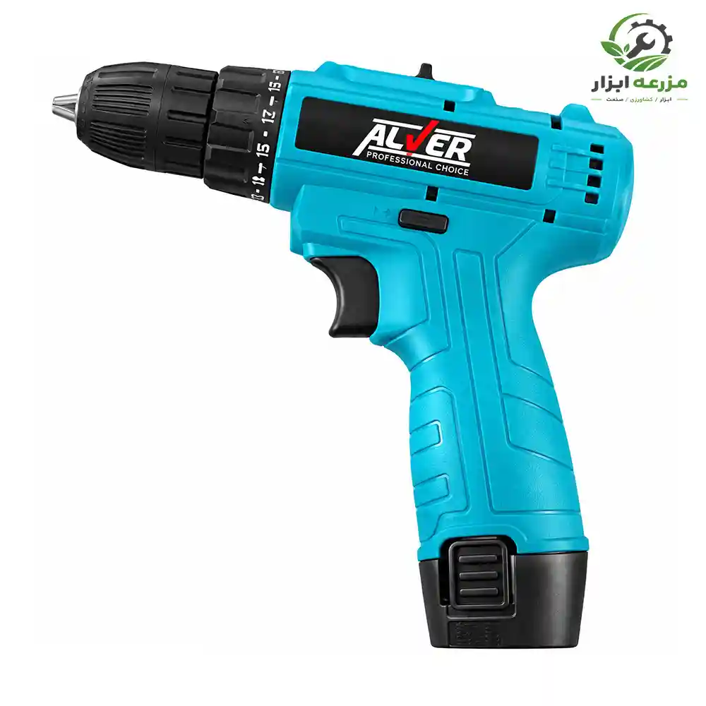 دریل پیچ‌گوشتی شارژی ۱۲ ولت آلور مدل AV-2010