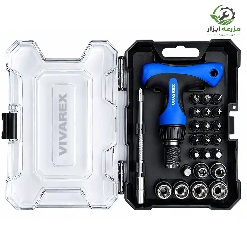 ست نوک پیچ‌گوشتی و بکس ۲۴ عددی ویوارکس مدل VR2465-SD