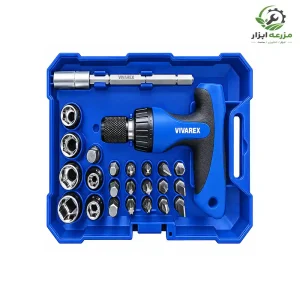 ست نوک پیچ‌گوشتی و بکس ۲۴ عددی ویوارکس مدل VR2465-SD
