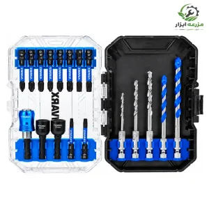 مجموعه ۱۸ عددی پیچ‌گوشتی، بیت و مته ویوارکس مدل VR1865-BS