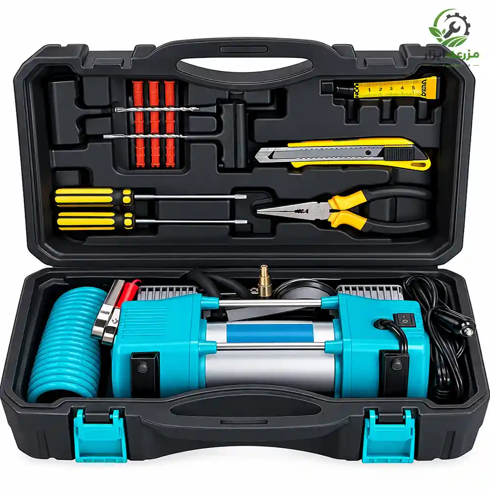 کمپرسور باد فندکی و سر باتری آلور مدل AV-8031-2