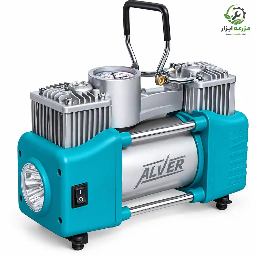 کمپرسور باد فندکی و سر باتری آلور مدل AV-8031