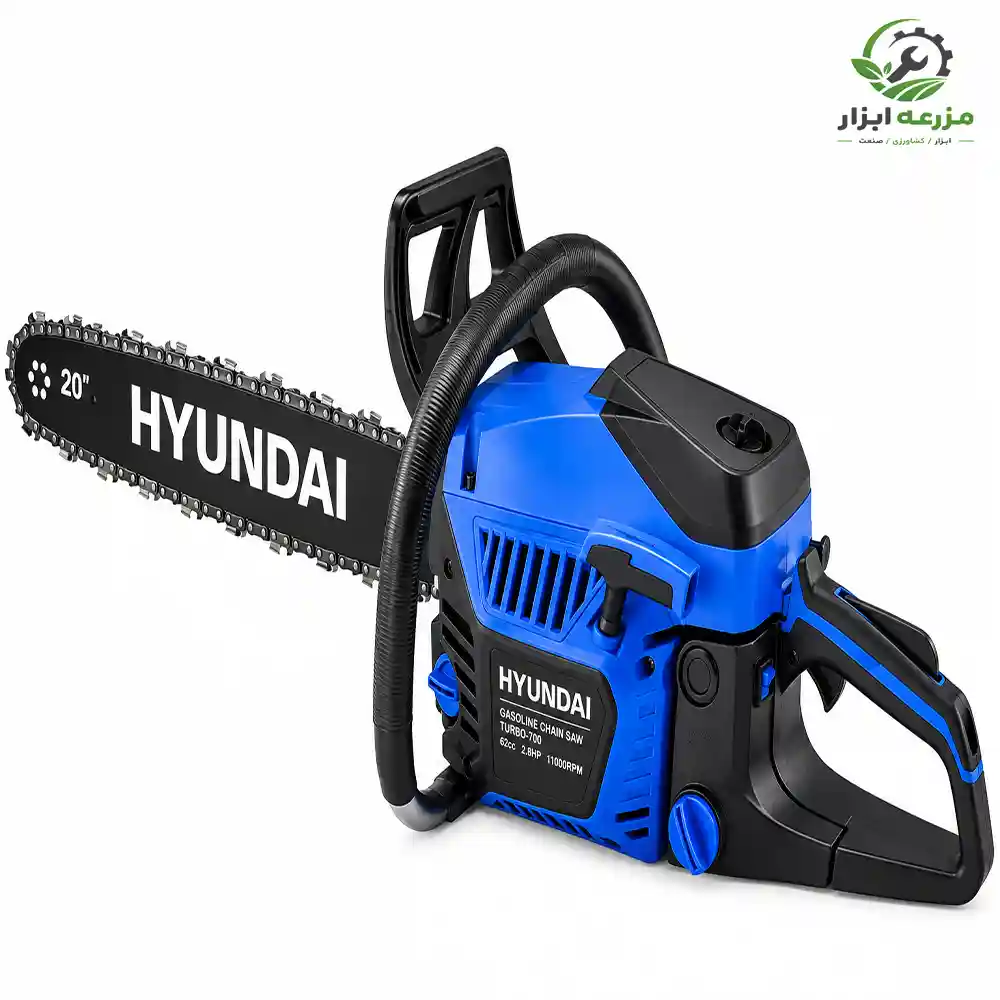 اره موتوری بنزینی هیوندای TURBO-700 با تیغه ۵۰ سانتی‌متری