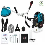 علف زن دوشی بنزینی آلور مدل AV-7052 موتور ۵۲ سی‌سی، قدرت ۲ اسب بخار